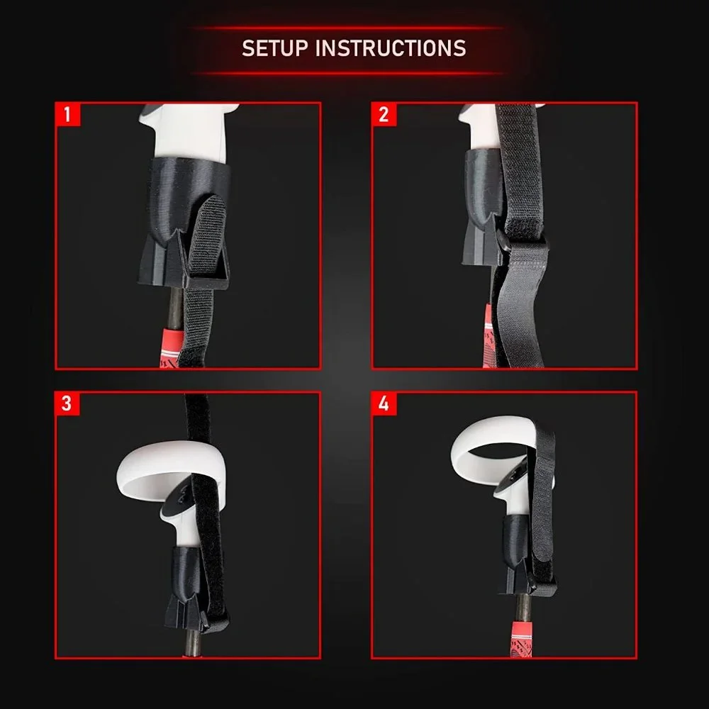 Deadeyevr Drivr - VR Golf Club Handle Accessory - Rift S and Oculus Quest 2 (Red
